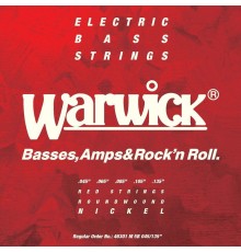 Warwick 46301M5B струны для 5-струнного баса Red Label 45-135, никель