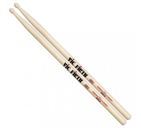 Vic Firth NROCKNOVA барабанныепалочки Rock, сдеревяннымнаконечником, материал орех