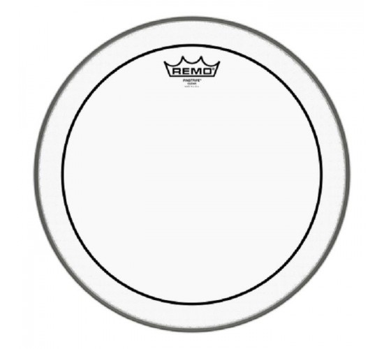 Remo Pinstripe 14" Clear двойной прозрачный пластик