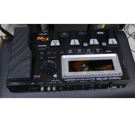 Roland GR-55S Black процессор гитарный цвет чёрный USED