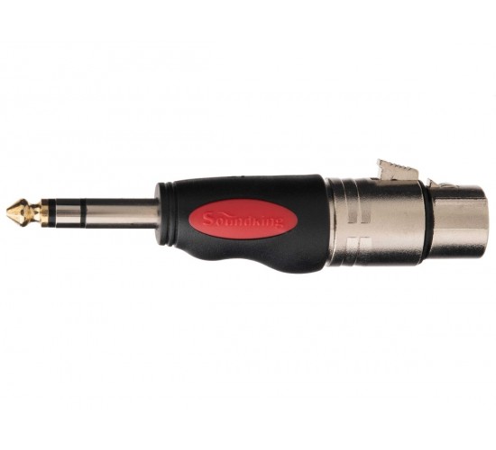 Soundking CXA005 переходник XLR гнездо - 1/4" стерео Jack