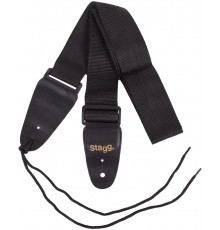Stagg BJA007BK-XL нейлоновый гитарный ремень, черный