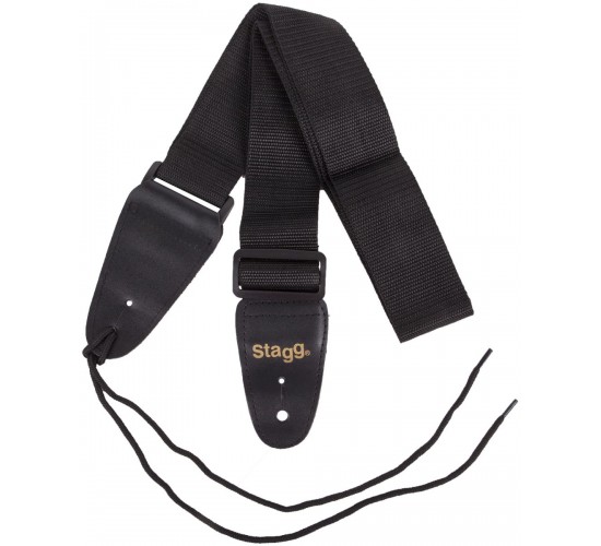 Stagg BJA007BK-XL нейлоновый гитарный ремень, черный
