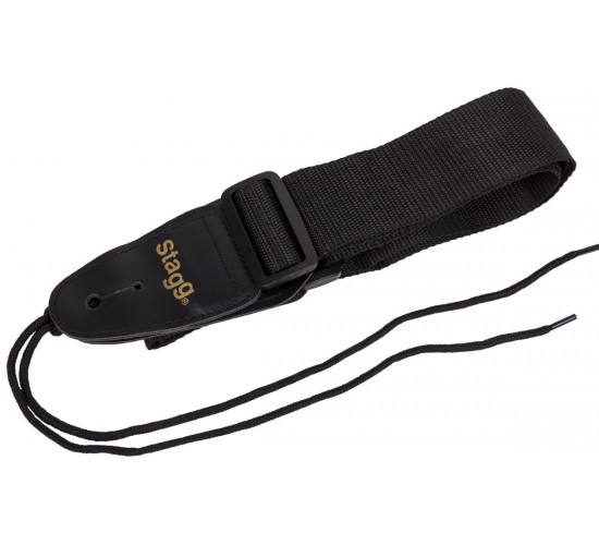 Stagg BJA007BK-XL нейлоновый гитарный ремень, черный