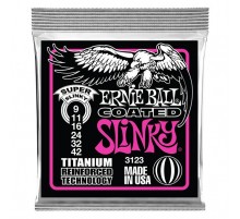 Ernie Ball 3123 RPS Super Slinky Coated комплект струн для электрогитары, никелированные, 9-42