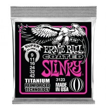 Ernie Ball 3123 RPS Super Slinky Coated комплект струн для электрогитары, никелированные, 9-42