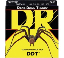 DR DDT5-55 Drop Down Tuning String струны для бас-гитары 55-135
