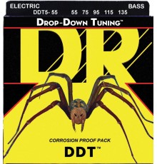 DR DDT5-55 Drop Down Tuning String струны для бас-гитары 55-135