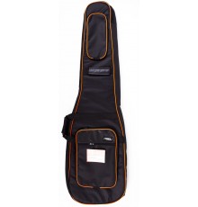 Force DLX-B OR чехол для бас-гитары, цвет черный с оранжевым кантом