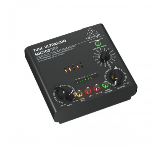 Behringer MIC500USB микрофонный/инструментальный предусилитель