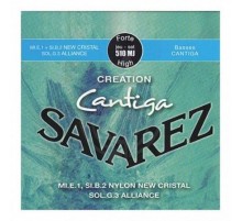 Savarez 510MJ Creation Cantiga Комплект струн для классической гитары, сильное натяжение, посеребр.