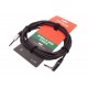 Force FGC-20/6L шнур гитарный Jack1/4«(M) - угловой Jack1/4»(M), 6 метров