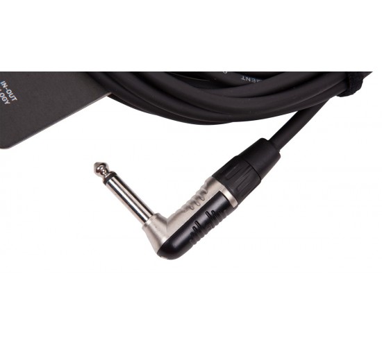 Force FGC-20/6L шнур гитарный Jack1/4«(M) - угловой Jack1/4»(M), 6 метров