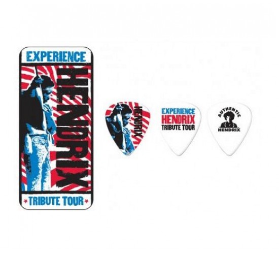 Dunlop JH-PT09M Jimi Hendrix Tribute Tour Медиаторы 12шт, средние, в коробочке