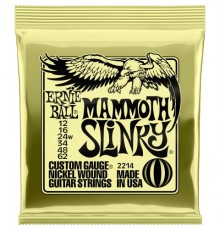 Ernie Ball 2214 струны для эл.гитары Nickel Wound Mammoth (12-16-24w-34-48-62)