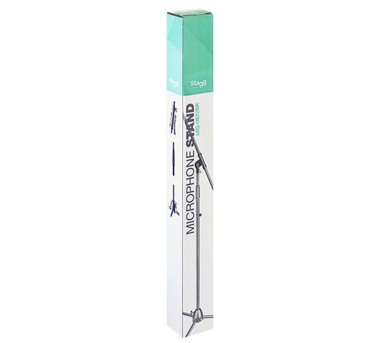 Stagg MIS-0822BK микрофонная стойка, цвет черный