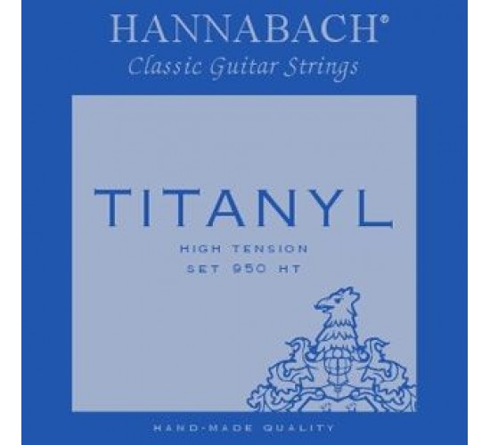 Hannabach 950HT TYTANIL Комплект струн для классической гитары титанил/посеребренные