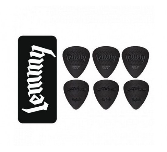 Dunlop MHPT02 Lemmy Медиаторы 6шт, толщина 1,14мм, в коробочке