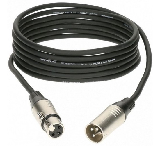 Klotz GRG1FM03.0 Greyhound Кабель микрофонный XLR, 3м