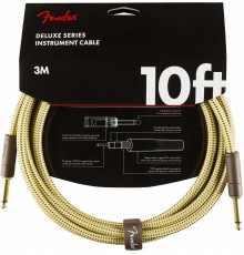 Fender Deluxe 10' Inst Cable TWD инструментальный кабель, твид, длина 3м