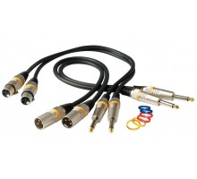 Rockcable RCL30385 D6 F Кабель XLR(F)-джек 1/4, 5 метров.