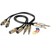 Rockcable RCL30385 D6 F Кабель XLR(F)-джек 1/4, 5 метров.