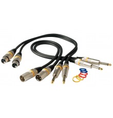 Rockcable RCL30385 D6 F Кабель XLR(F)-джек 1/4, 5 метров.