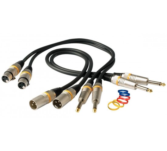 Rockcable RCL30385 D6 F Кабель XLR(F)-джек 1/4, 5 метров.