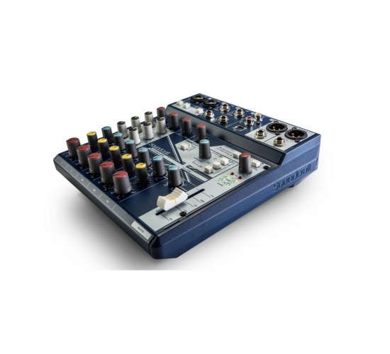 Soundcraft Notepad-8FX компактный 8-канальный микшерный пульт с процессором эффектов Lexicon и USB