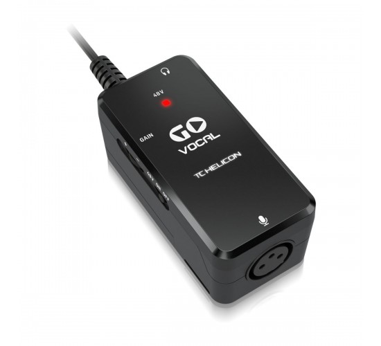 TC Helicon Go Vocal микрофонный предусилитель для мобильных устройств
