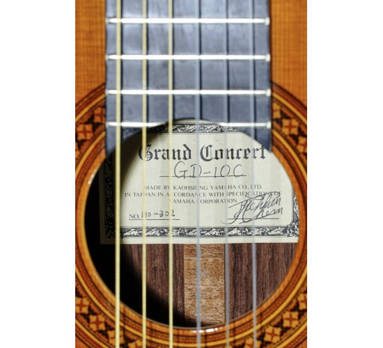 Yamaha Grand Concert GD-10C классическая гитара, Тайвань USED 90