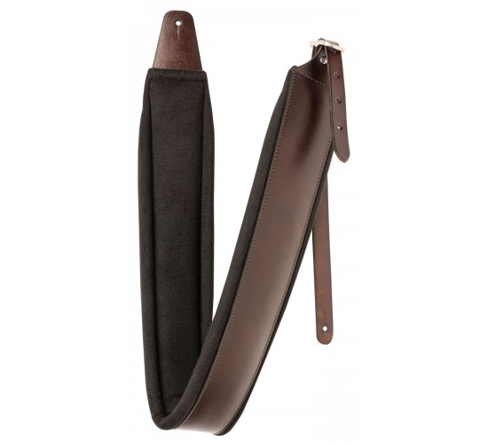 Stagg SLPL-BUCKLE BRW гитарный кожаный ремень, коричневый