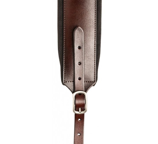 Stagg SLPL-BUCKLE BRW гитарный кожаный ремень, коричневый