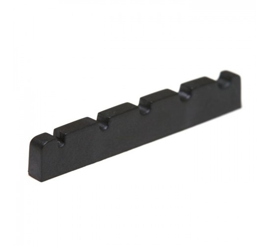 Graphtech PT-1401-00 BLACK TUSQ XL верхний порожек с прорезями для 5-струнного баса (ширина 5/32'')