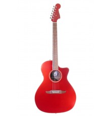Fender Newporter Classic HRM PF акустическая гитара, цвет красный USED