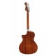 Fender Newporter Classic HRM PF акустическая гитара, цвет красный USED