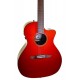 Fender Newporter Classic HRM PF акустическая гитара, цвет красный USED