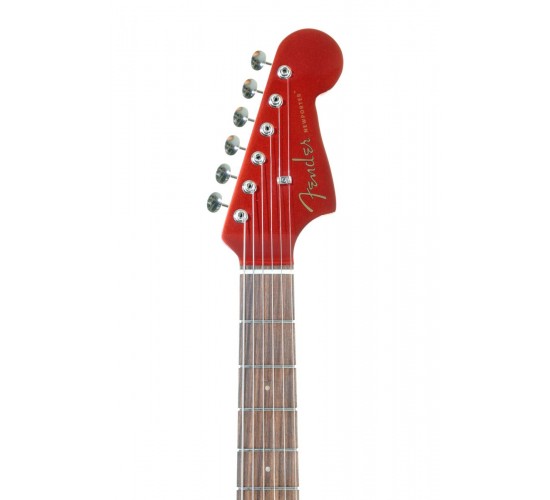 Fender Newporter Classic HRM PF акустическая гитара, цвет красный USED
