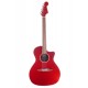 Fender Newporter Classic HRM PF акустическая гитара, цвет красный USED