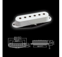 Belcat BS-11Neck-WH Звукосниматель магнитный, сингл, нековый, белый