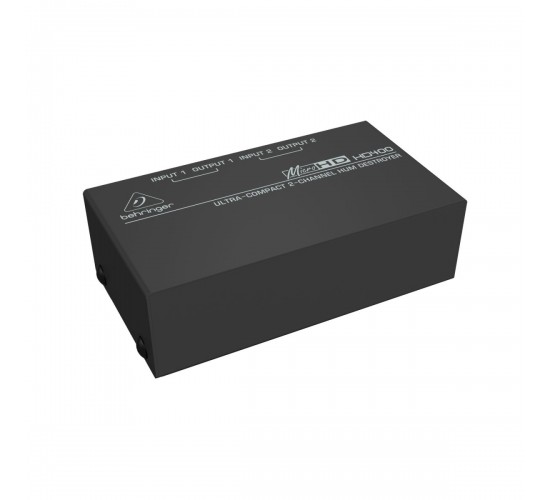Behringer HD400 MICROHD 2-канальный подавитель сетевого фона и шумов/ пассивный DI-box.