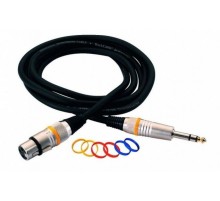 Rockcable RCL30383 D6 F Кабель XLR(F) -джек 1/4, 3 метра