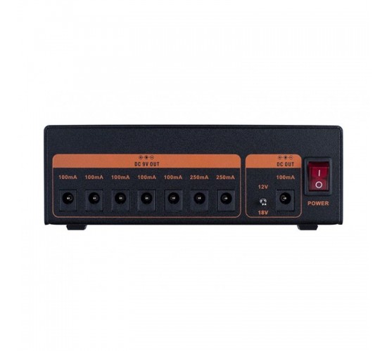 Joyo JP-04 Блок питания для педалей эффектов, 7х9В+1х12/18В
