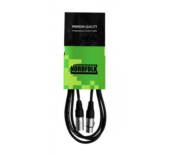 NordFolk NMC9/15M кабель микрофонный XLR(F) <=> XLR(M), Ø 6 мм, 15 метров