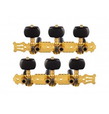Alice AO-020V3P Комплект колковой механики для классической гитары, позолоченный