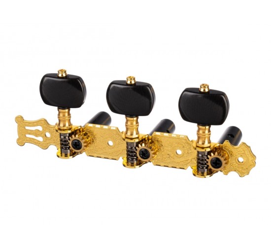 Alice AO-020V3P Комплект колковой механики для классической гитары, позолоченный
