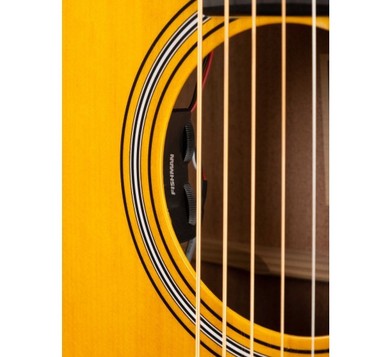 Cort L300VF NAT электроакустическая гитара, корпус - Orchestra, цвет натуральный лак