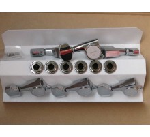 Gotoh SG381-07 колки, хром, 6 в линию, реверсные