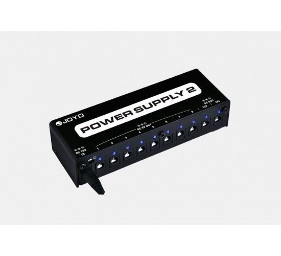 Joyo JP-02 Блок питания для педалей эффектов, 8х9В+12В+18В