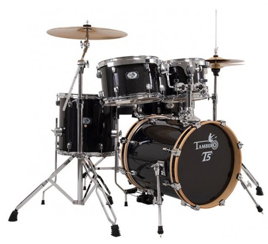 Tamburo T5R22BSSK ударная установка серии Т5, цвет Black Sparkle (черный блестящий)